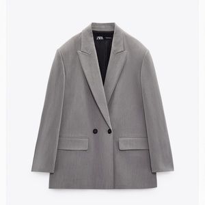 Zara Oversized Double Breasted Jacket